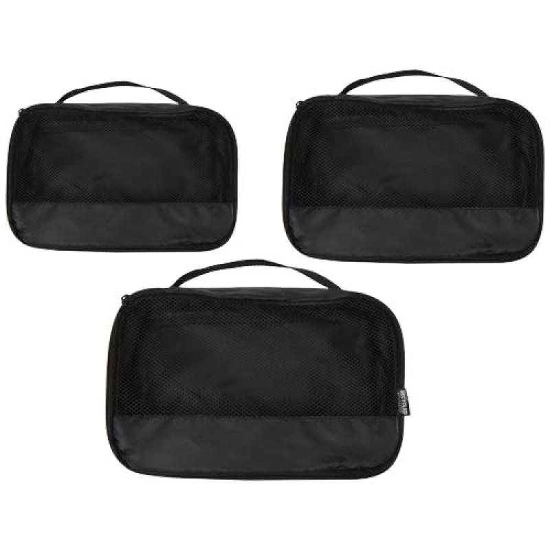 Cubos de viaje reciclados Jet GRS - juego de 3