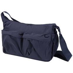 Bolso bandolera para portátil Calli de 33 cm de GRS, de nailon reciclado