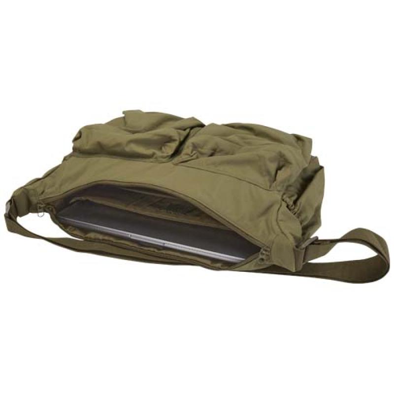 Bolso bandolera para portátil Calli de 33 cm de GRS, de nailon reciclado