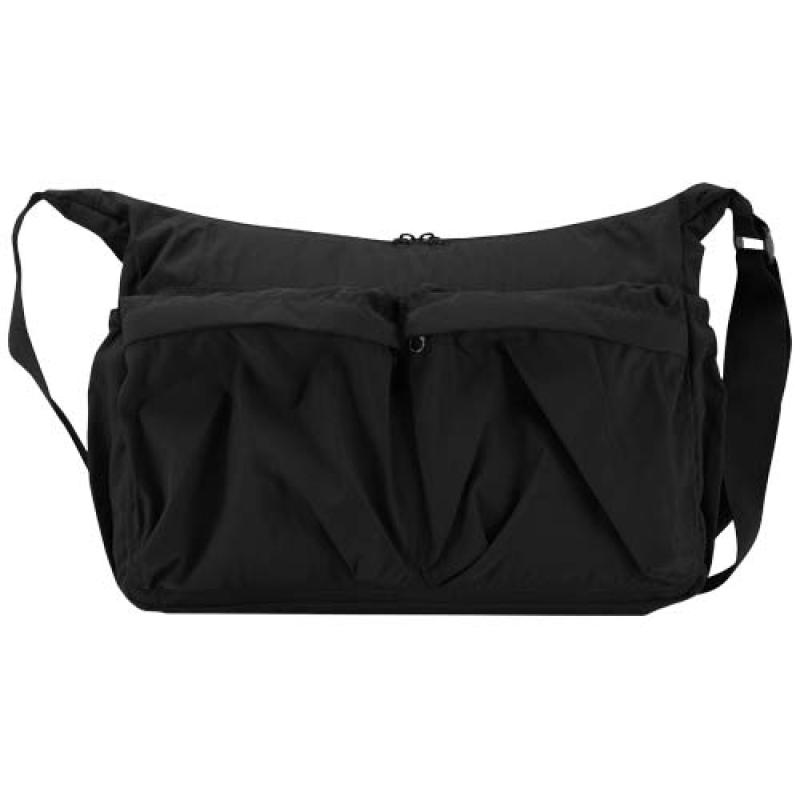 Bolso bandolera para portátil Calli de 33 cm de GRS, de nailon reciclado