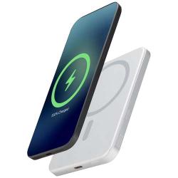 Batería externa magnética Avis de 5000 mAh fabricada con aluminio reciclado RCS