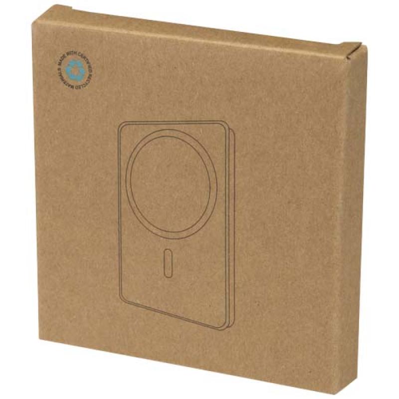 Batería externa magnética Avis de 5000 mAh fabricada con aluminio reciclado RCS