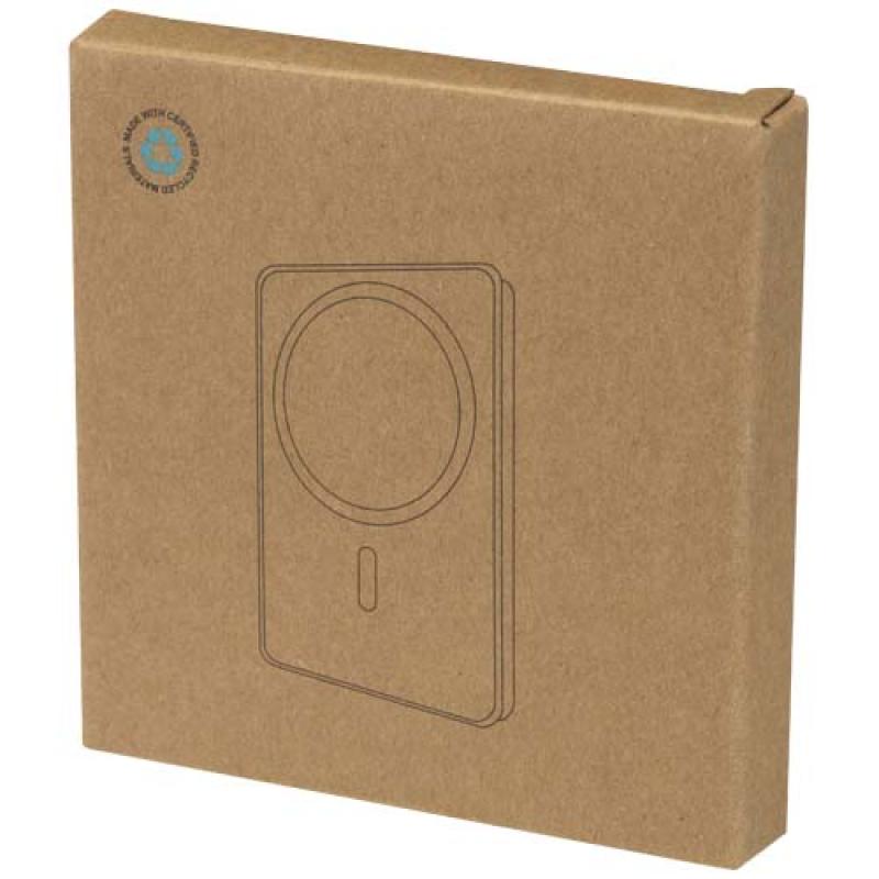 Batería externa magnética Avis de 5000 mAh fabricada con aluminio reciclado RCS