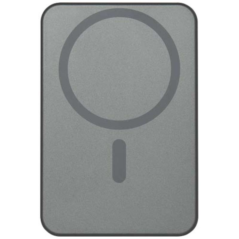 Batería externa magnética Avis de 5000 mAh fabricada con aluminio reciclado RCS