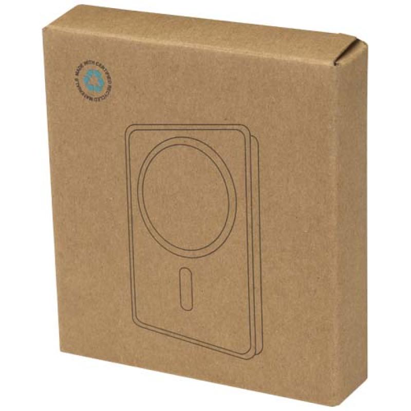 Batería externa magnética Avis de 10 000 mAh fabricada con aluminio reciclado RCS