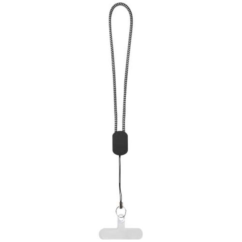 Lanyard de muñeca reciclado Arich RCS con cable de carga tipo C de 20 W integrado