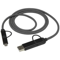 Cable de carga magnético 5 en 1 SMART de 65 W y 100 cm con certificación RCS
