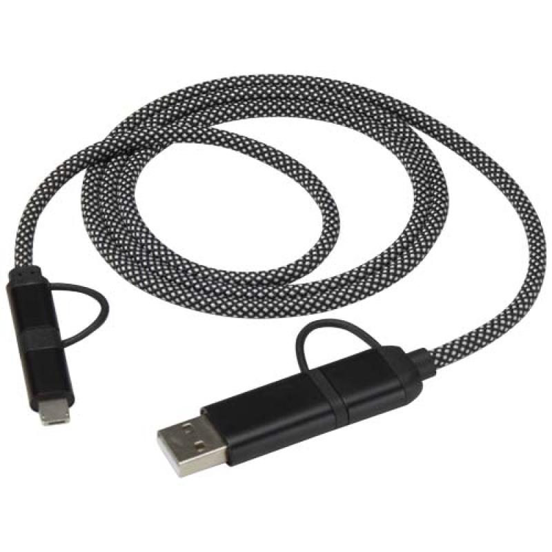 Cable de carga magnético 5 en 1 SMART de 65 W y 100 cm con certificación RCS