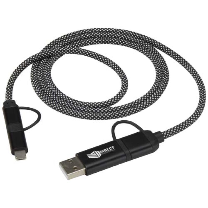Cable de carga magnético 5 en 1 SMART de 65 W y 100 cm con certificación RCS