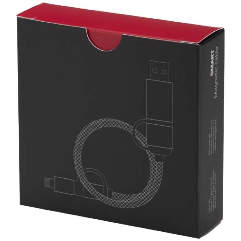 Cable de carga magnético 5 en 1 SMART de 65 W y 100 cm con certificación RCS