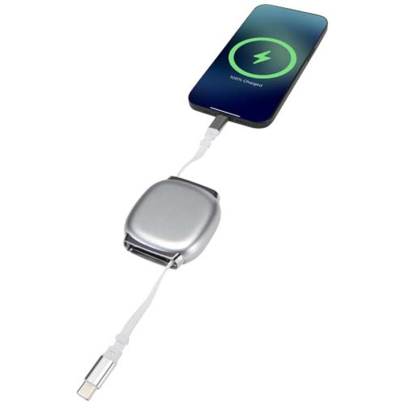 Cable retráctil Alphard de 100 W para CarPlay, de plástico reciclado, con 5 en 1 y carga PD