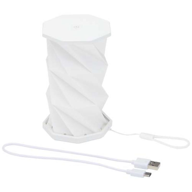 Lámpara de mesa plegable de plástico reciclado Celestia