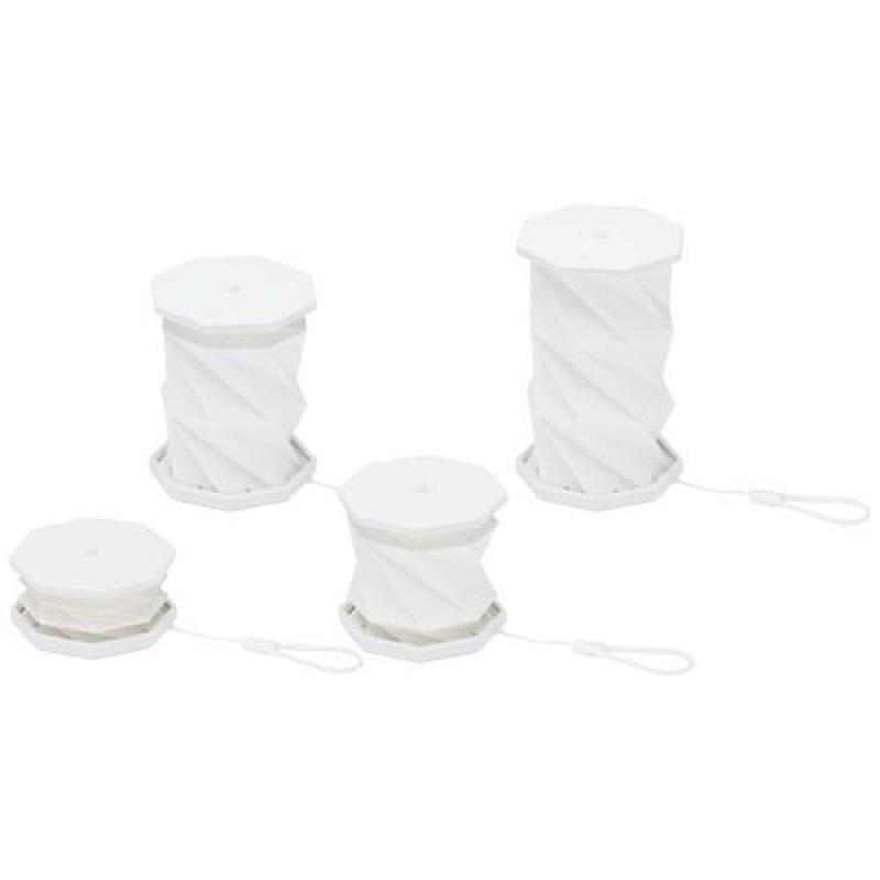 Lámpara de mesa plegable de plástico reciclado Celestia