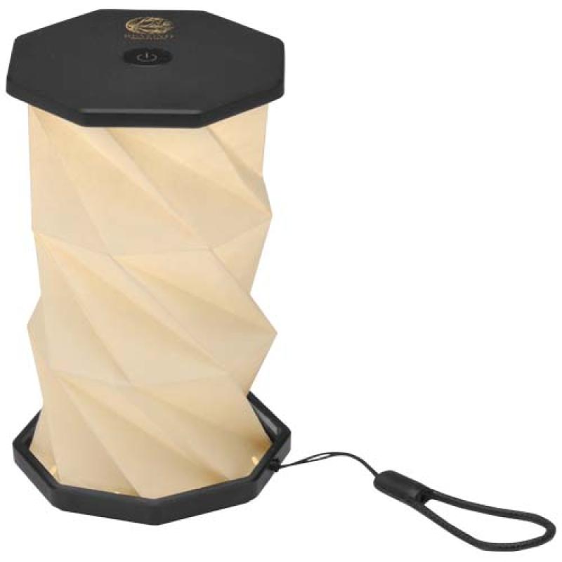 Lámpara de mesa plegable de plástico reciclado Celestia