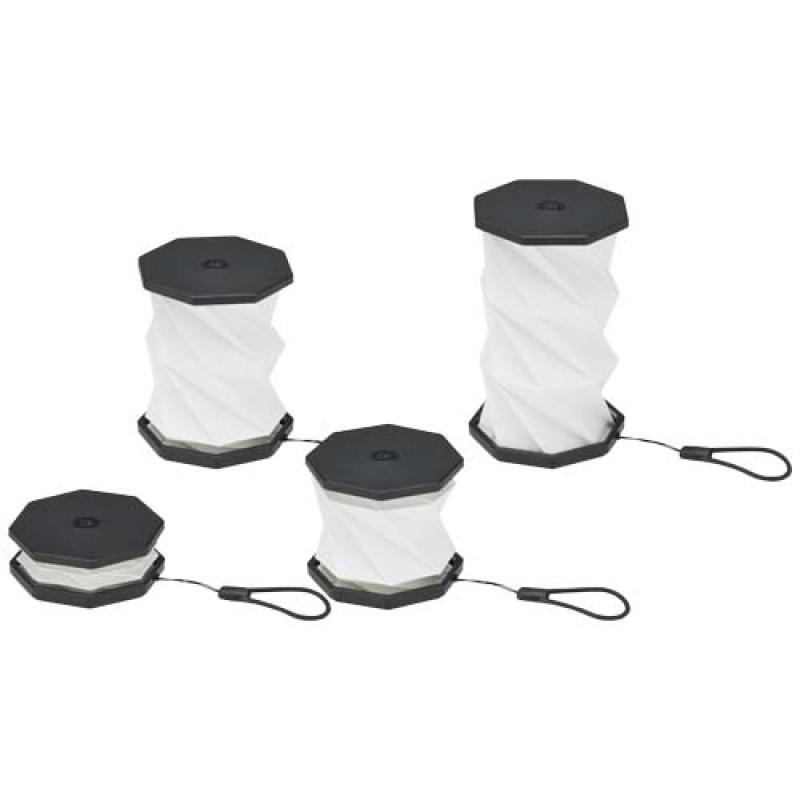 Lámpara de mesa plegable de plástico reciclado Celestia
