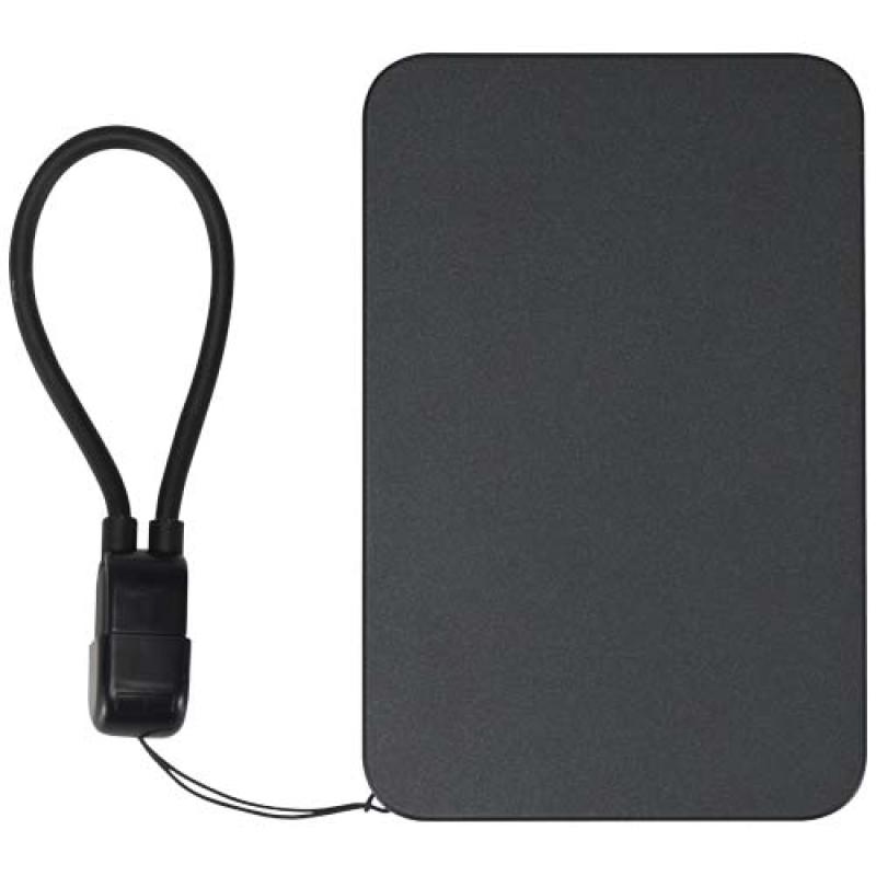 Batería externa magnética SMART de 5000 mAh fabricada con plástico reciclado y con cordón