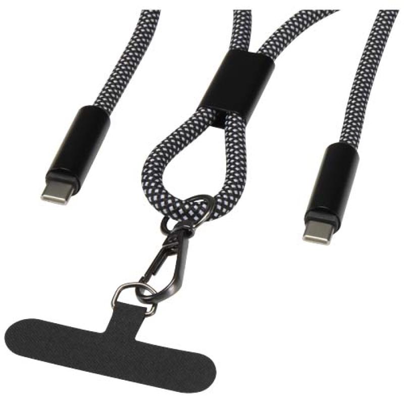 Cable de carga SMART de 65 W de RPET con cordón