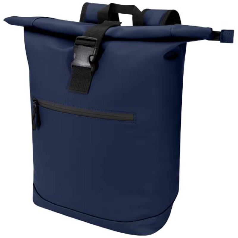 Mochila de 15" y 18 L con parte superior enrollable de material reciclado con certificado GRS Resi Plus