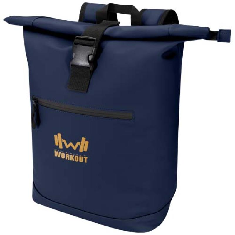 Mochila de 15" y 18 L con parte superior enrollable de material reciclado con certificado GRS Resi Plus