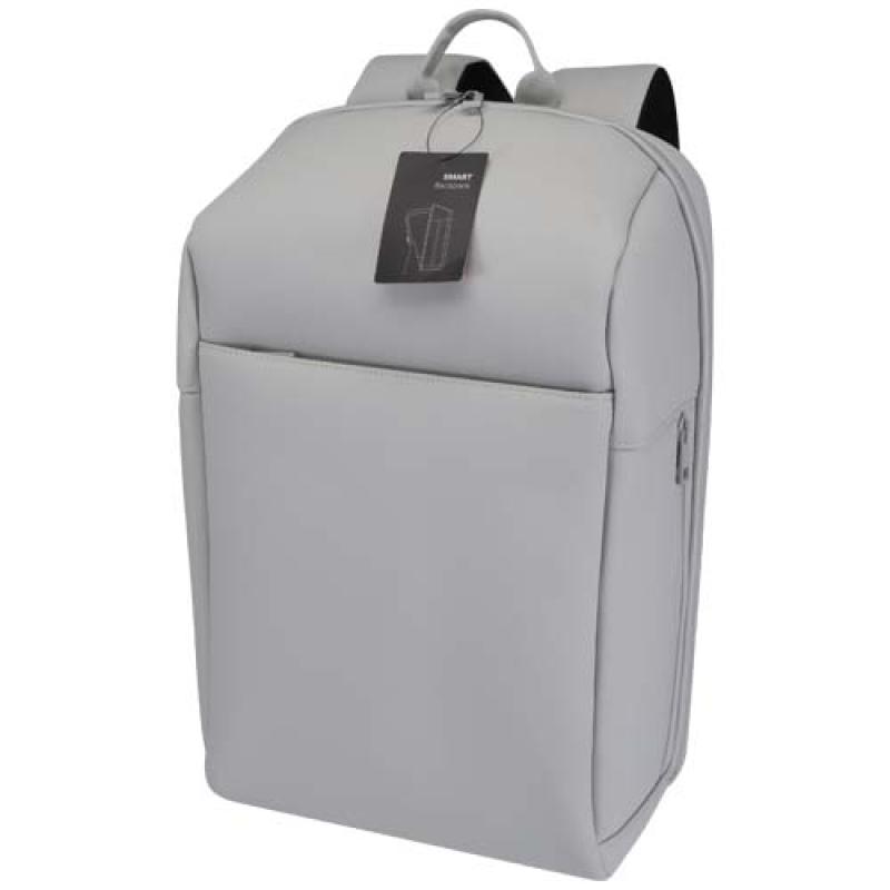 Mochila para portátil SMART de 15" fabricada con material reciclado GRS, 18 l