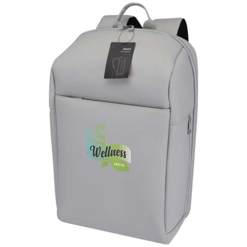 Mochila para portátil SMART de 15" fabricada con material reciclado GRS, 18 l