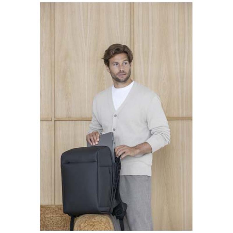 Mochila para portátil SMART de 15" fabricada con material reciclado GRS, 18 l