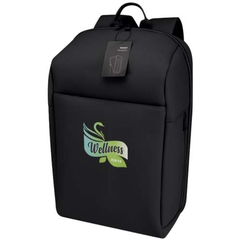 Mochila para portátil SMART de 15" fabricada con material reciclado GRS, 18 l