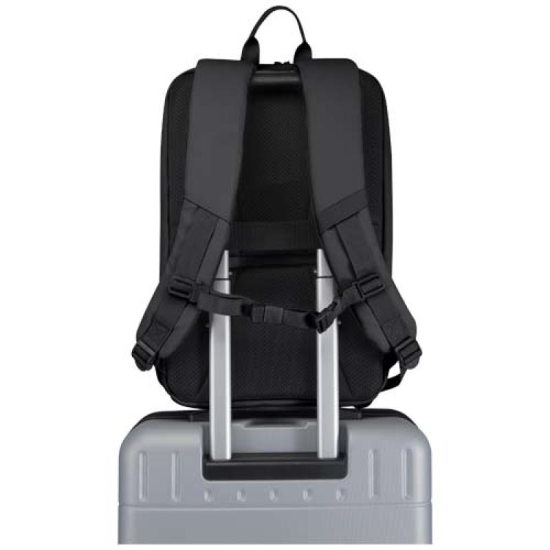Mochila para portátil SMART de 15" fabricada con material reciclado GRS, 18 l