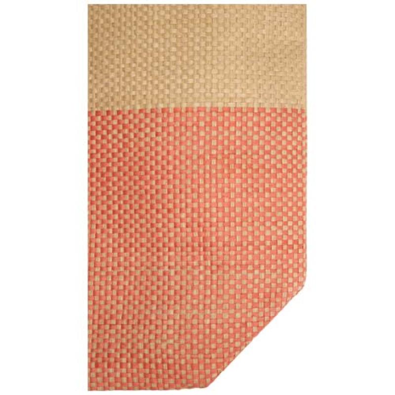 Bolso tote grande de papel de paja Rhythm con cremallera, 21 l