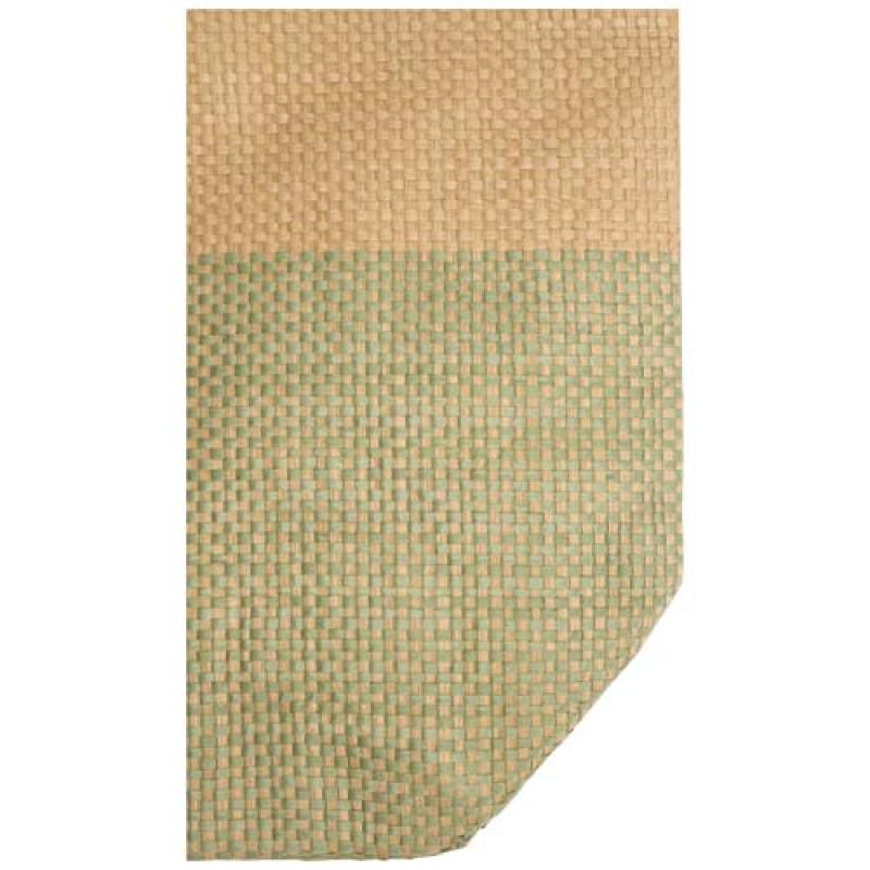 Bolso tote grande de papel de paja Rhythm con cremallera, 21 l