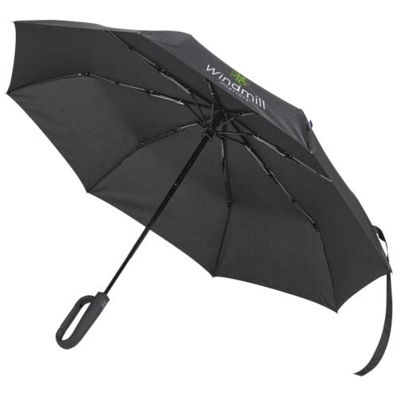 Paraguas plegable SMART de 21" fabricado en RPET