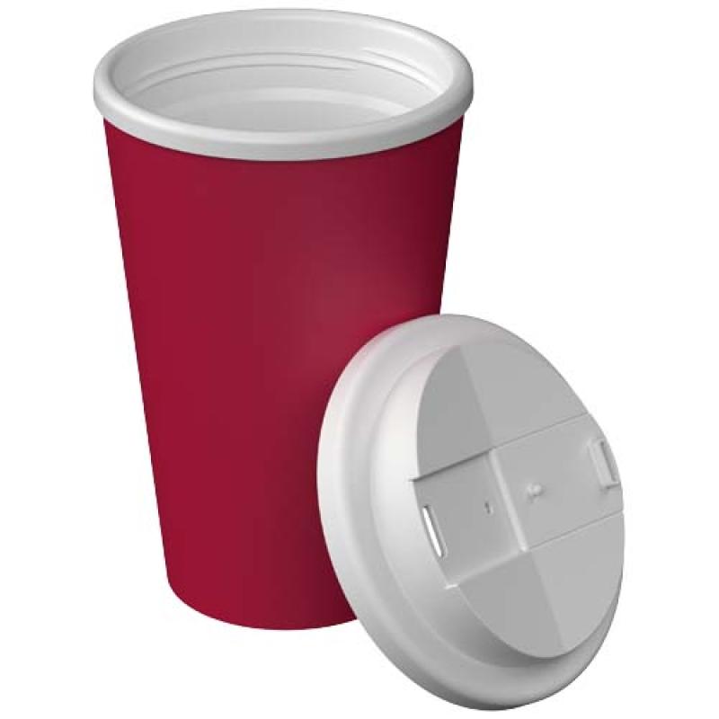 Vaso térmico Americano® Infiniti de 350 ml con tapa a prueba de derrames