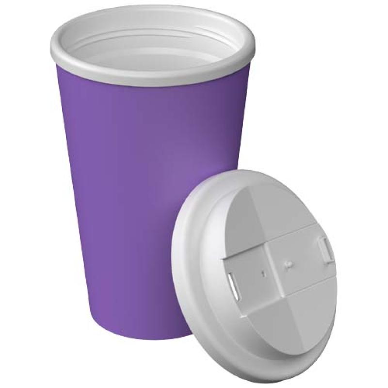 Vaso térmico Americano® Infiniti de 350 ml con tapa a prueba de derrames