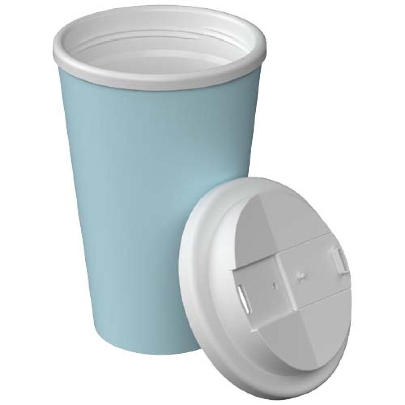 Vaso térmico Americano® Infiniti de 350 ml con tapa a prueba de derrames