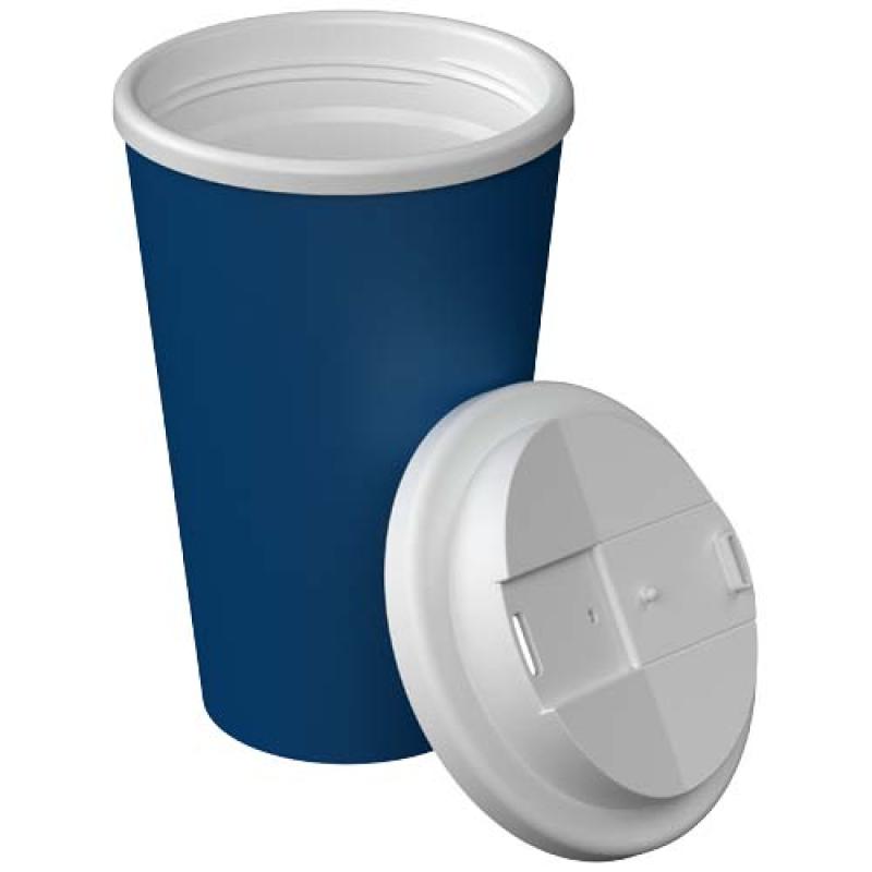 Vaso térmico Americano® Infiniti de 350 ml con tapa a prueba de derrames