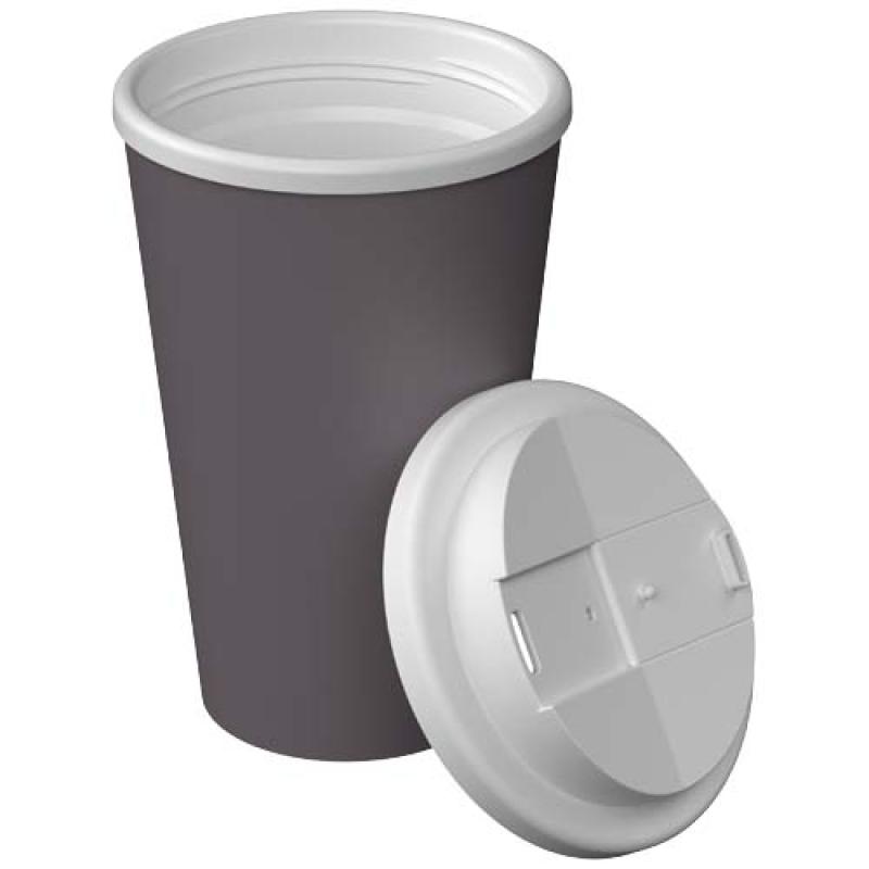 Vaso térmico Americano® Infiniti de 350 ml con tapa a prueba de derrames