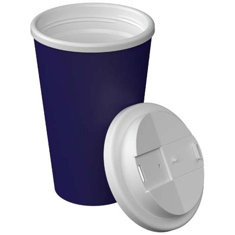 Vaso térmico Americano® Infiniti de 350 ml con tapa a prueba de derrames