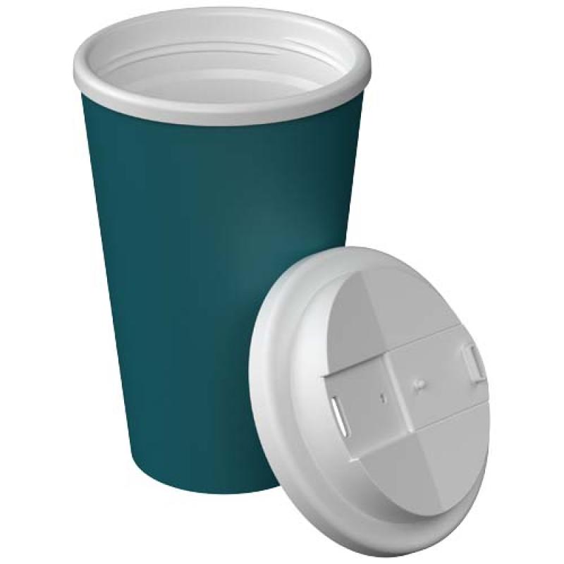 Vaso térmico Americano® Infiniti de 350 ml con tapa a prueba de derrames