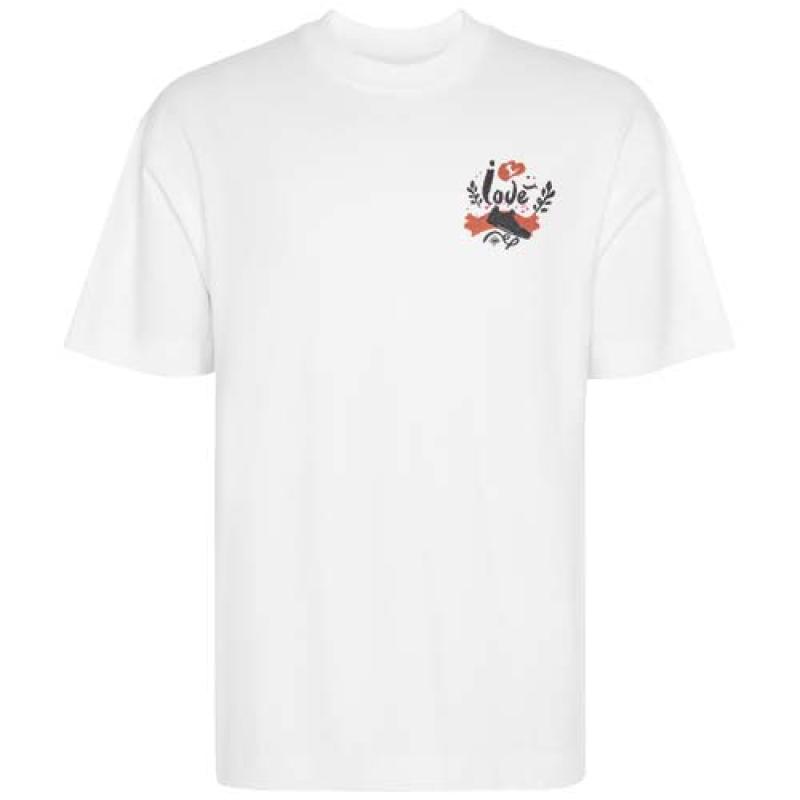 Camiseta unisex de manga corta oversize de Chow