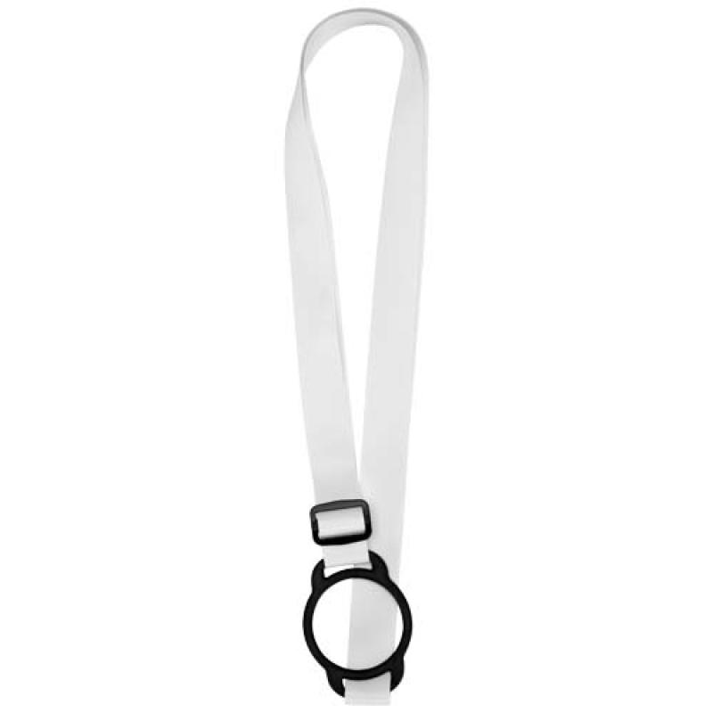 Cordón de sublimación Lior RPET con pulsera de silicona