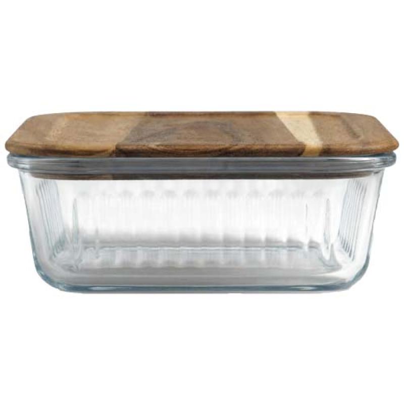 Fiambrera Citizen Green Purlunch de 1000 ml de vidrio de borosilicato