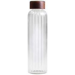 Botella de agua Citizen Green Purflow de 500 ml de vidrio de borosilicato