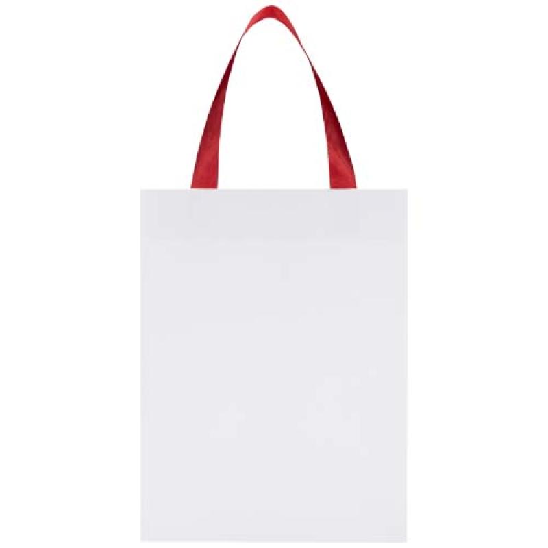 Bolsa de papel Smartfold de 230 g/m² con asas de cinta y laminado brillante - 24 x 10 x 32 cm