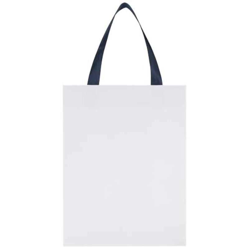 Bolsa de papel Smartfold de 230 g/m² con asas de cinta y laminado brillante - 24 x 10 x 32 cm
