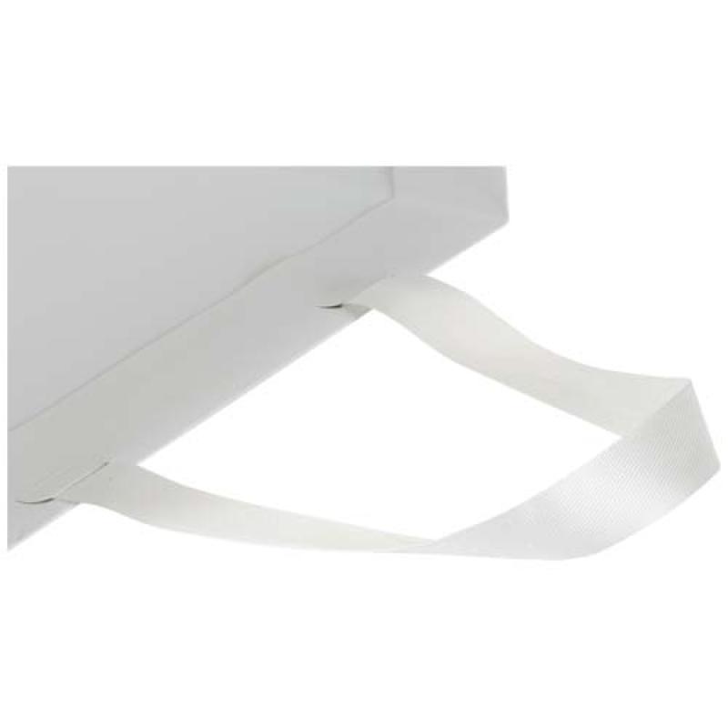 Bolsa de papel Smartfold de 230 g/m² con asas de cinta y laminado mate - 24 x 10 x 32 cm