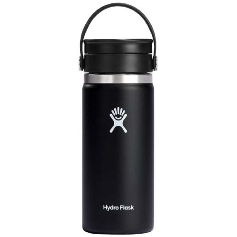 Vaso térmico de acero inoxidable Hydro Flask de boca ancha, 473 ml, con tapa Flex Sip™