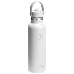 Botella de agua térmica de acero inoxidable Hydra Flask, boca estándar, 621 ml