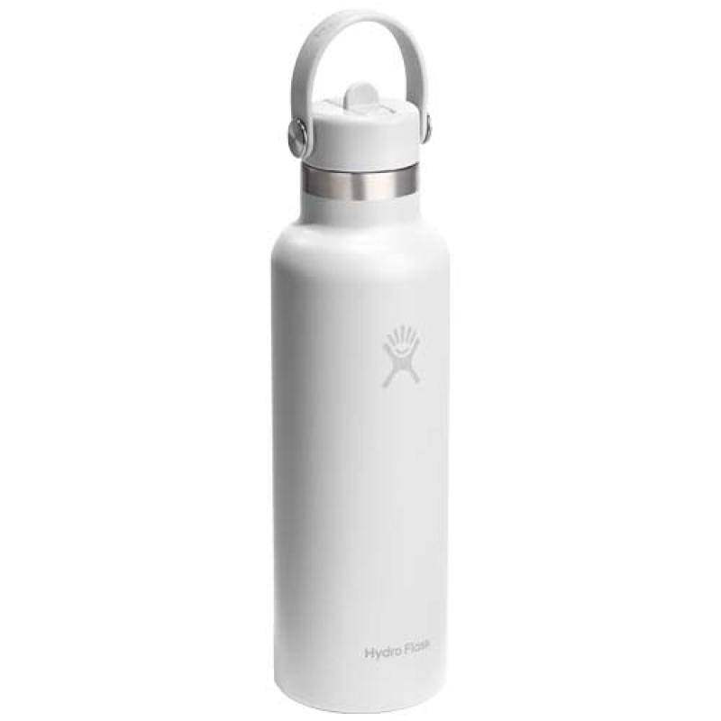 Botella de agua térmica de acero inoxidable Hydra Flask, boca estándar, 621 ml