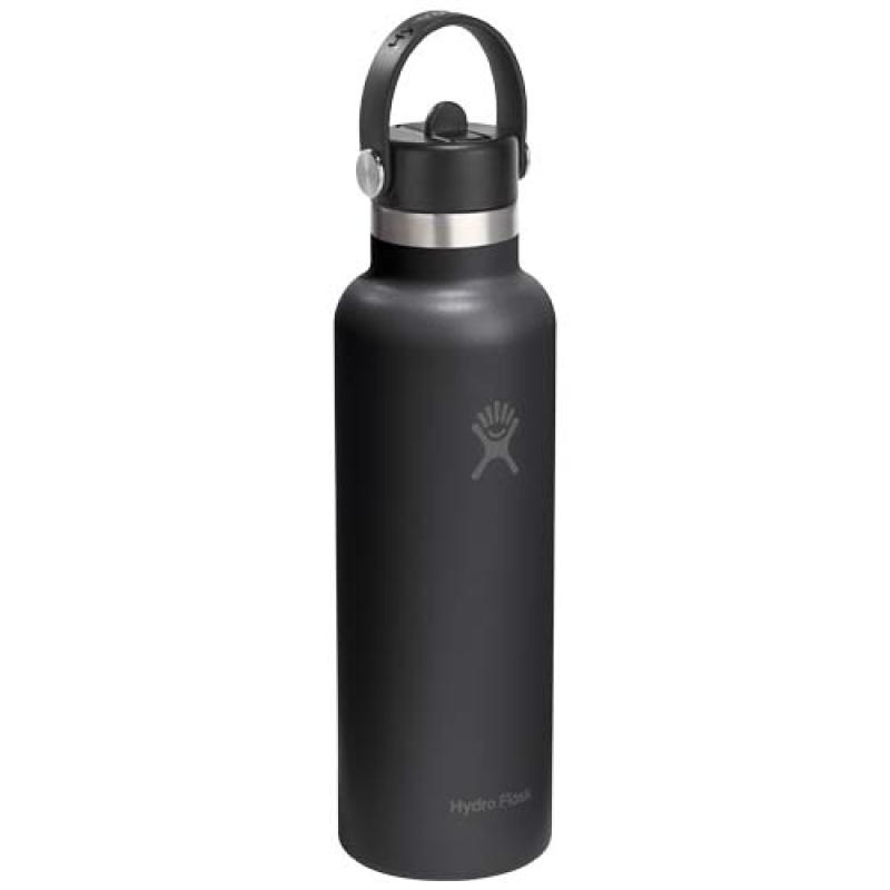 Botella de agua térmica de acero inoxidable Hydra Flask, boca estándar, 621 ml
