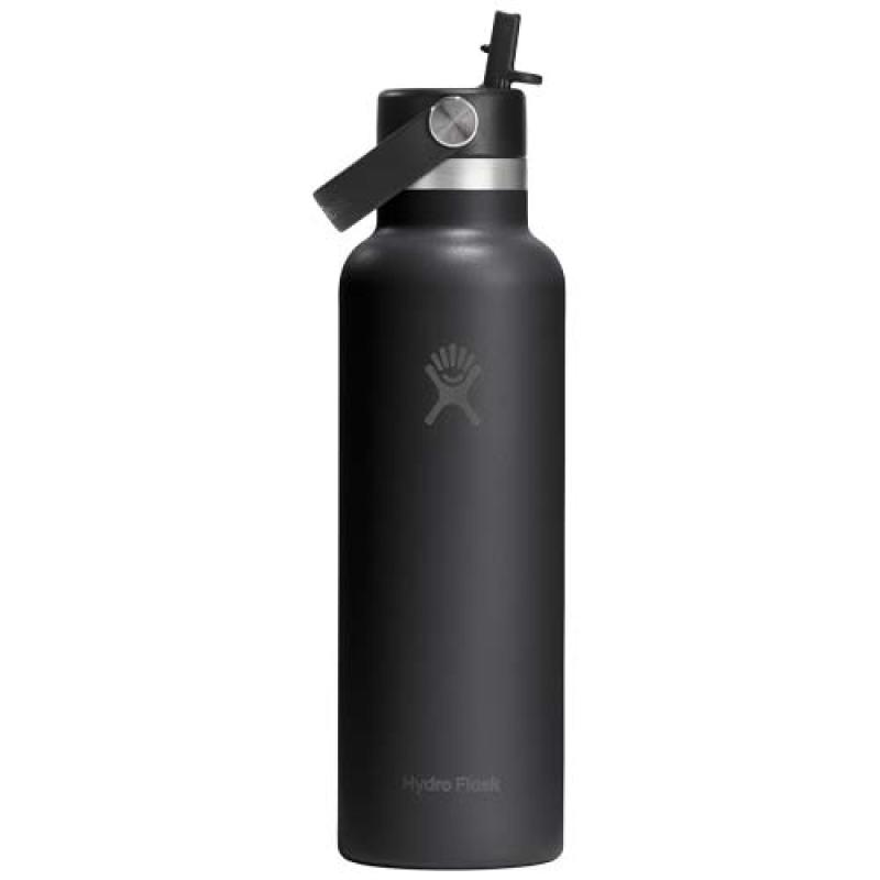 Botella de agua térmica de acero inoxidable Hydra Flask, boca estándar, 621 ml